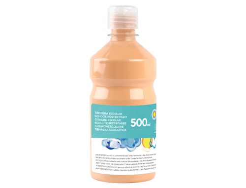 Guache escolar liderpapel 500 ml carne , Liderpapel , 59200 , 8423473592001